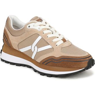 Veronica Beard Valentina Sneaker in Chestnut/ecru Suede at Nordstrom, Size 5.5
