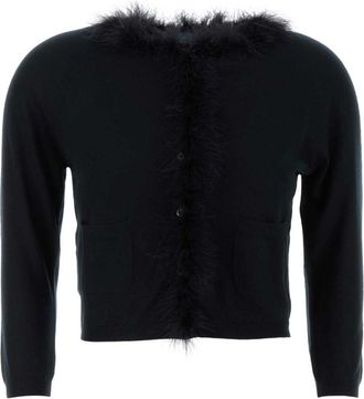 Prada Black cashmere cardigan