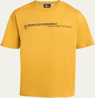 Moncler Mens Coordinates Logo T-Shirt