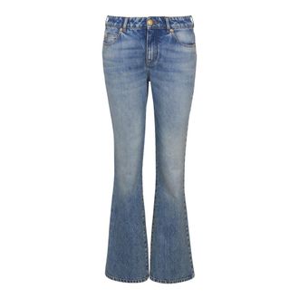 Balmain Flare Jeans, female, Blue, S, Flared Denim Jeans