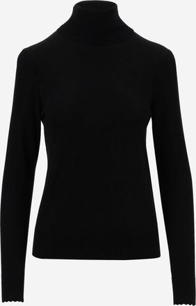 Chlo&eacute; Womens Wool Sweater Black