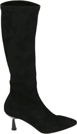 Sergio Rossi Schoenen, Dames, Zwart, 39 EU, 77041 Laars met hak
