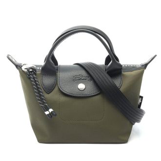 Longchamp Le Pliage Energy XS Canvas Leather Handbag