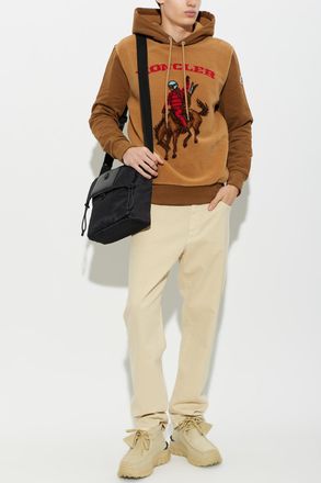 Moncler Hoodie, Mens, Brown