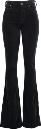 Citizens Of Humanity Pantaloni svasati in velluto - Nero