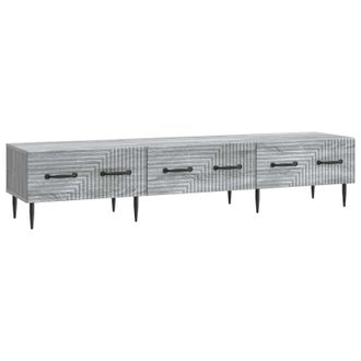 vidaXL Mueble De Tv Con Caj&oacute;n Gris Sonoma 147 X 34,5 X 30 Cm Vidaxl