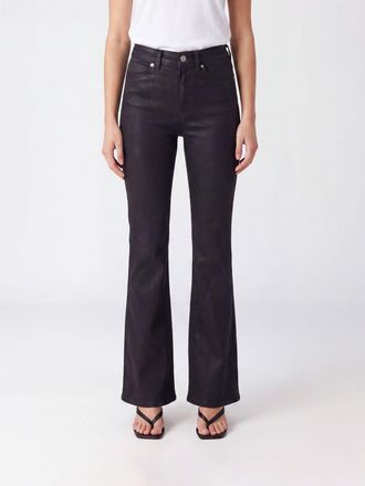 7 For All Mankind Jeans flared a vita alta in denim di cotone
