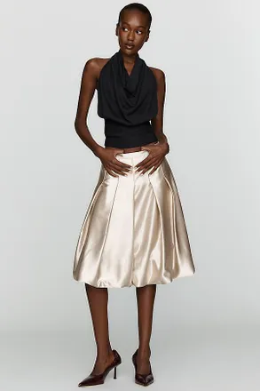 Mare Mare Shine Drop Waist Skirt