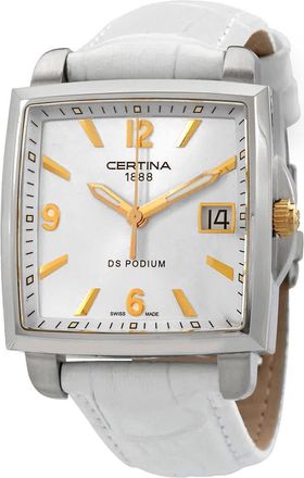 Certina DS Podium Quartz Silver Dial Ladies Watch C0013102603700