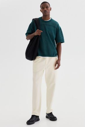 H&M Regular Fit Joggers in Cream at Nordstrom, Size Xx-Large