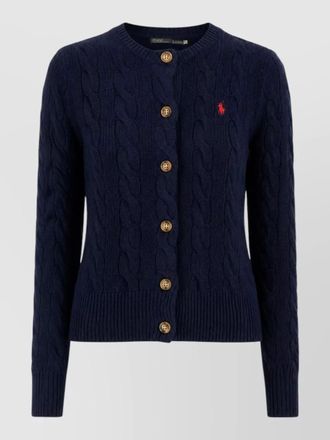 Polo Ralph Lauren cable knit cardigan slim fit
