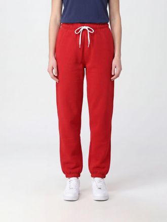 Polo Ralph Lauren Pantaloni jogging in cotone a gamba dritta con logo