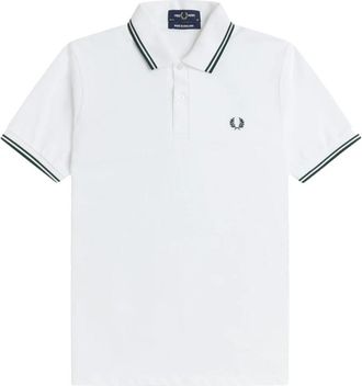 Fred Perry Hombre, Camisetas, Blanco, Talla: XS