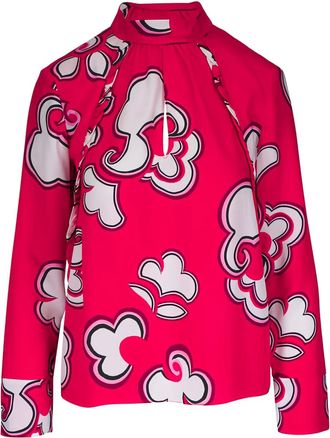 Dorothee Schumacher Blusa a fiori - Rosso