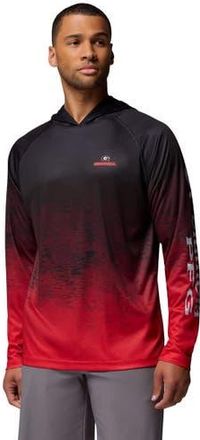 Columbia Mens Columbia Black Georgia Bulldogs PFG Gradient Water Super Terminal Tackle Hoodie Omni-Wick T-Shirt at Nordstrom, Size X-Large