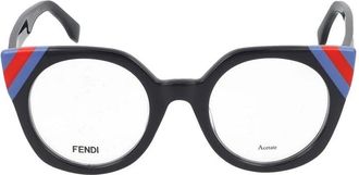 Fendi Glasses, female, Blue, Size: ONE SIZE Cat-eye Optical Frame
