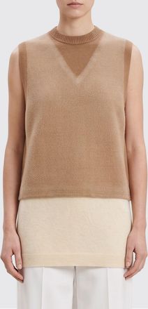 Maison Margiela Gilet in maglia in pura lana vergine con scollo a girocollo
