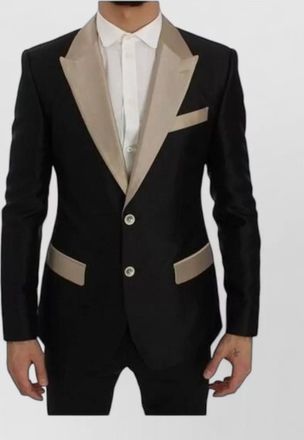 Dolce & Gabbana silk two-piece suit