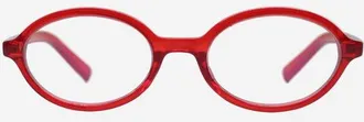 Reality Eyewear The Bessette Reader Glasses in Raspberry at Nordstrom, Size +2.50