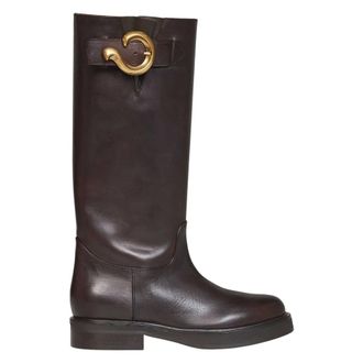 Etro Botas Altas Paisley - Shoes - Mujer - Marr&oacute;n - 37 EU