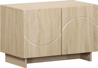 vidaXL Soporte De Tv 60 X 34.5 X 40 Cm Roble Sonoma Vidaxl