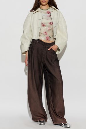 Diesel Trousers 1987 D-KHELZ-B-S, Womens, Brown