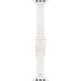 Tory Burch The Single T Jelly 16mm Apple Watch Watchband in Clear at Nordstrom