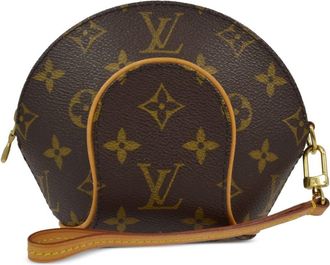 Louis Vuitton 2005 Mini Ellipse clutch bag - women - PVC - One Size - Brown
