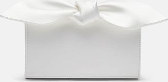 Aquazzura Bow Tie Mini satin clutch