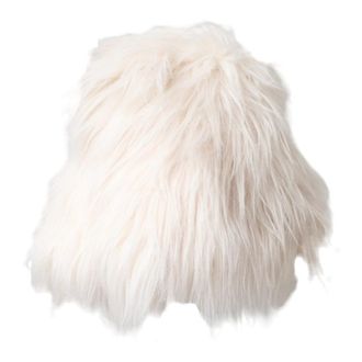 Dolce & Gabbana Witte Acryl Bont Dames Emmer Hoed - Dames - Hoeden - Wit - ONE Size - Polyester - Accessoires