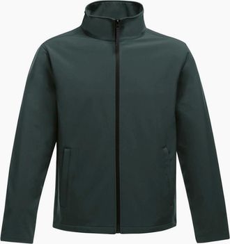 Regatta Mens Regatta Standout Mens Ablaze Printable Soft Shell Jacket - Black - Size: 38/Regular