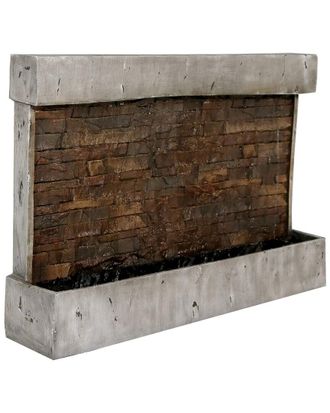 Sunnydaze Ancient Waterfall Wall Outdoor Water Fountain