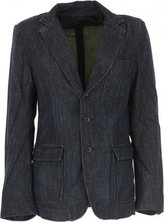 Polo Ralph Lauren Denim Blazer met 2-knoopsluiting - Dames - Blazers - Zwart - M - Denim - Jassen