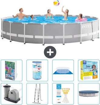Intex Piscina Prism Frame Redonda - 610x132 Cm - 9-piezas S572