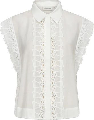 Copenhagen Muse Mujer, Blusas y Camisas, Blanco, Talla: L