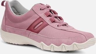 Hotter Womens Leanne II Womens Wide Trainers - Pink - Size: 6.5