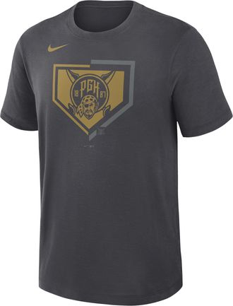Nike Pittsburgh Pirates Icon City Connect Logo Nike Mens Dri-FIT MLB T-Shirt in Grey | 034906FPTB-0ZQ