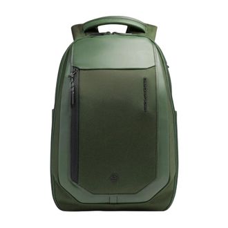 Piquadro Travel Backpack with Laptop & iPad Compartments - male - Piquadro - Backpacks - Green - ONE SIZE - Bags