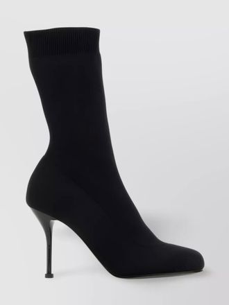 Alexander McQueen KNIT ribbed 90mm boots