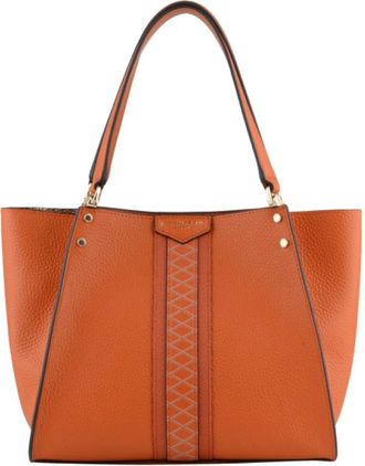 Pourchet Dames, Tassen, Oranje, Maat: ONE Size Leer