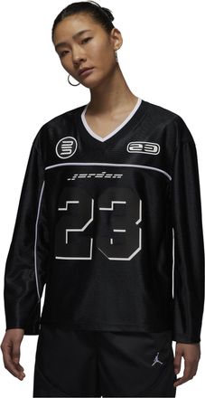 Nike Jordan (WMNS) Air Jordan Long Sleeve Jersey Asia Sizing Black HF9460-010