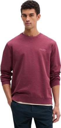 Marc O'Polo Sweatshirt MARC OPOLO, Herren, Gr. XXL, acai, Sweatware, Obermaterial: 100% Baumwolle, regular fit normal, Rundhals, B&uuml;ndchen, Sweatshirts Sweatshirt,