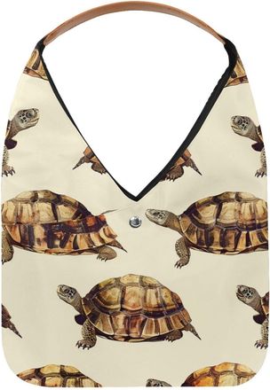 Generic Turtles Reusable Lightweight Grocery Bags - Foldable Into Compact Pouch, Washable & Sturdy, Multipurpose for Shopping and Travel