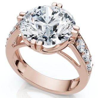 Pompeii3 Certified 5 1/2Ct Bauer Diamond Engagement Ring 14k Gold or Platinum Lab Grown