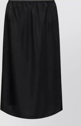 Maison Margiela midi skirt artwork detail straight silhouette