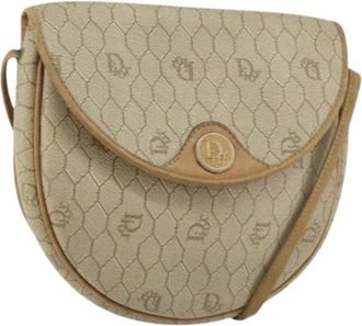 Dior Pre-owned Cross Body Bags, female, Beige, Size: ONE SIZE Pre-owned Vintage Small Shoulder Bag