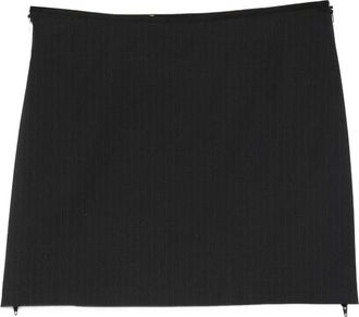 Paloma Wool Lumieti Pinstripe-pattern Zip-detail Mini Skirt