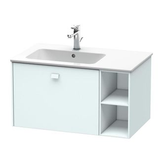 Duravit Duravit Brioso Neceser De Pared 82,0 X 47,9 Cm, 1 Extra&iacute;ble, Estanter&iacute;a Lateral, Lavabo A La Izquierda, Para Lavabo Me By Starck 234583, Color (frente