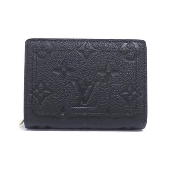 Louis Vuitton Black Leather Wallet (Bi-Fold) (Pre-Owned)
