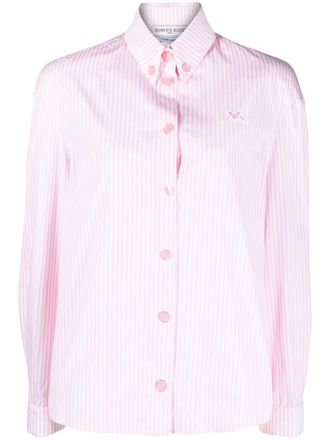 Rowen Rose classic-collar shirt - women - Cotton - S - Pink